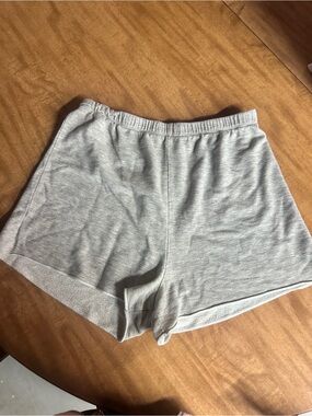 Women's Athletic Gray Stretch Lounge Shorts